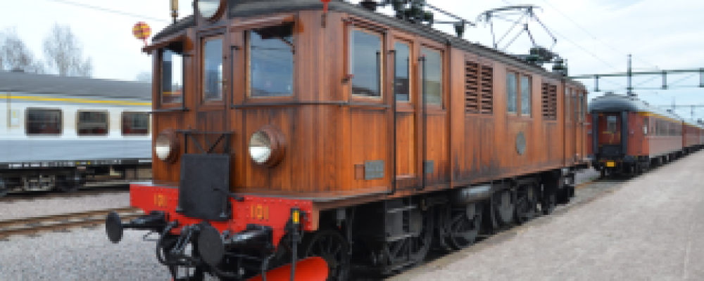 Ellok D 101, ett av loken som ska dra jubileumståget Foto: Järnvägsmuseet