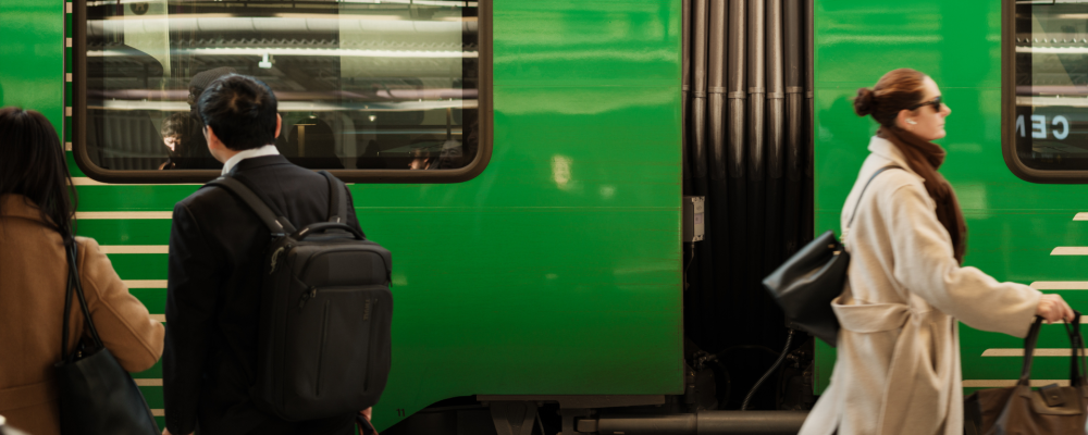 Under 2025 stod affärsresenärer för 15 procent av resorna på sträckan Stockholm-Göteborg – den högsta andelen hittills.  Foto: VR Snabbtåg