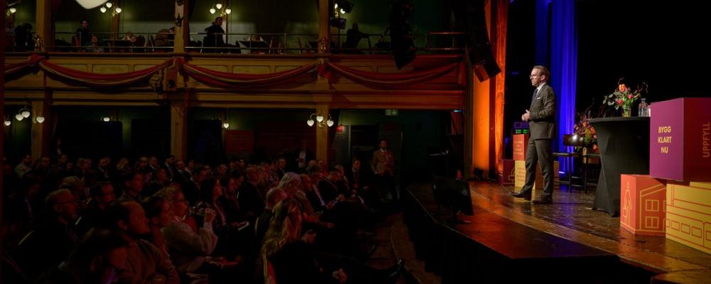 Andreas Carlson, Infrastruktur- och bostadsminister. Foto: Maria G Nilsson