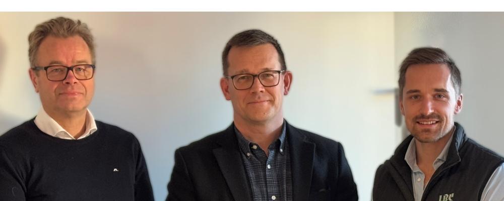 Magnus Trast, VD på Canola, Magnus Trast, VD på Canola och Anders Lööf, VD på LBC Frakt. Foto: LBC Frakt