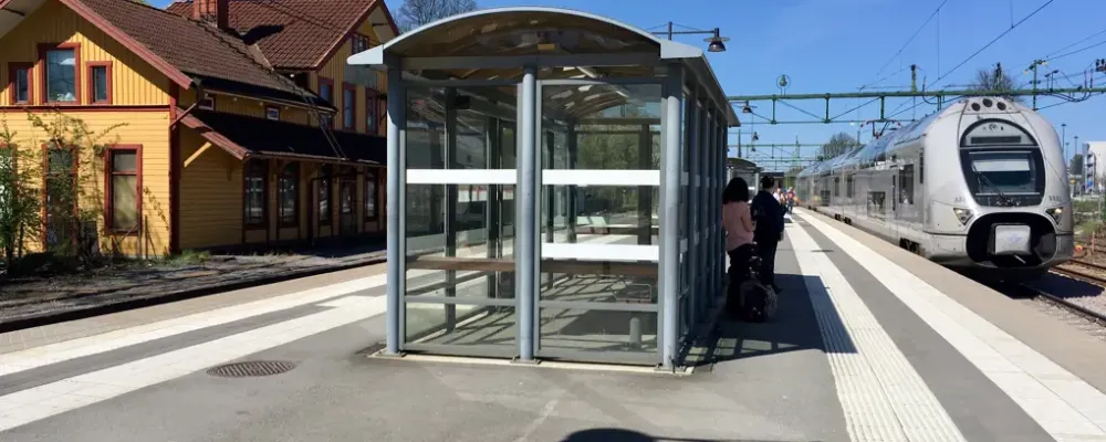 Knivsta station. Foto: Göran Fält, Trafikverket