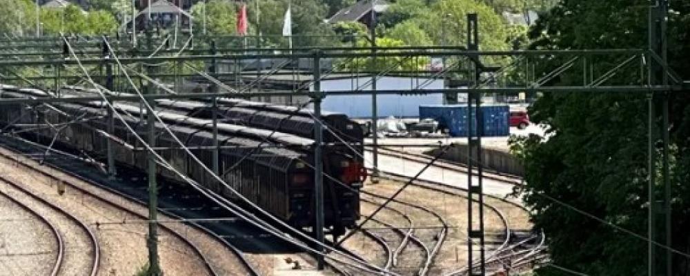 Flytten av Karlshamns godsbangård är ett de planerade projekten. Foto: Trafikverket