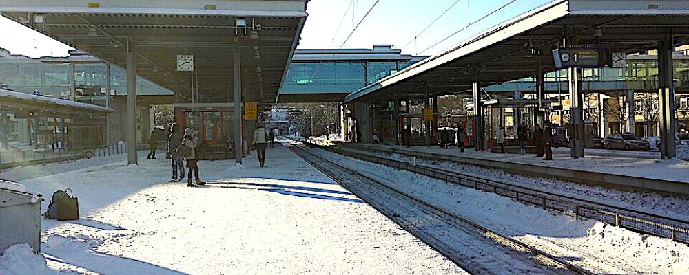 En av finländska framtida Västbanans stationer i Esbo. Foto: Wikipedia Commons, kredit: Arttuh2010