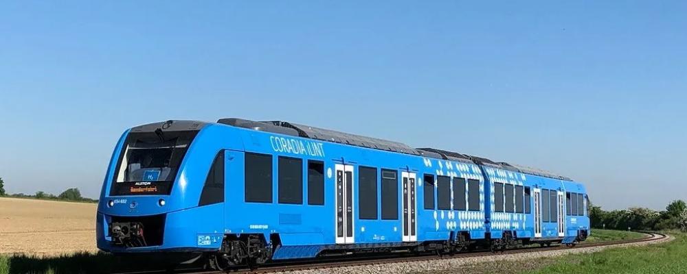 Ett vätgasdrivet Coradia iLint-tåg från Alstom, samma modell som testades i Groningen innan regionen övergav vätgasplanerna. Foto: Alstom