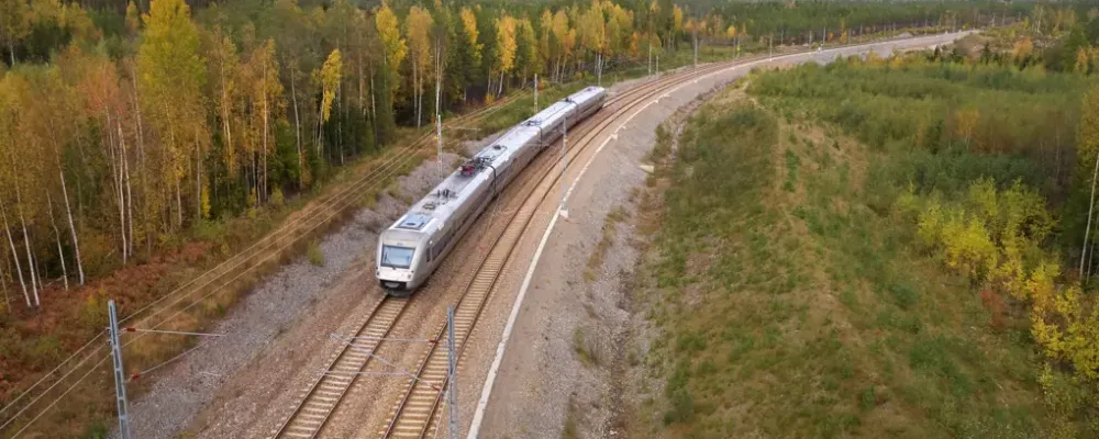 Till skillnad från det förslag som presenterades hösten 2025 ingår nu Gävle–Kringlan dubbelspår och en ny trafikplats på E4 i planen. Foto: Trafikverket