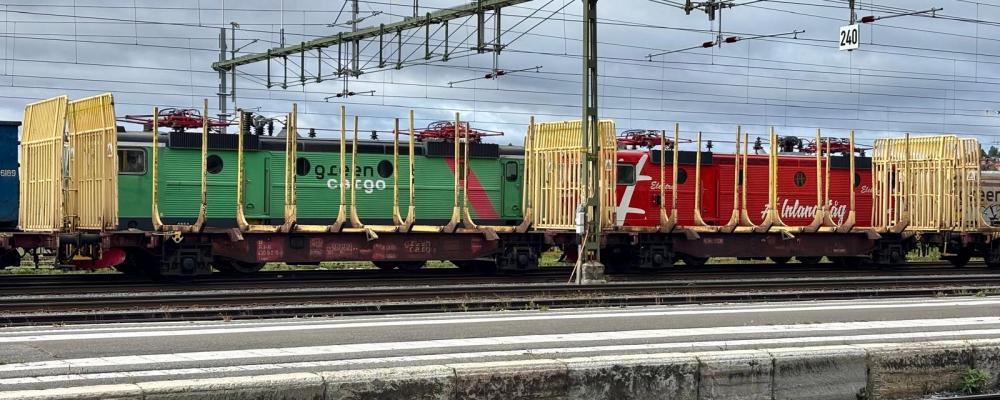 Järnvägstransporter står för en betydande del av industrins långväga godstransporter, men påverkas i dag av kapacitetsbrist och ökade transporttider. Foto: Stina Wickenberg