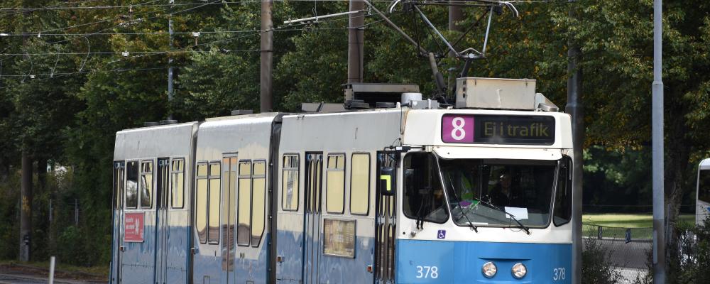 Spårvagn av modell M31. Foto: Göteborgs Spårvägar