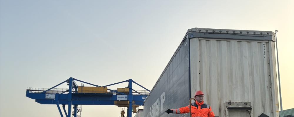 Växlingstjänst i Ziel. Foto: Hector Rail