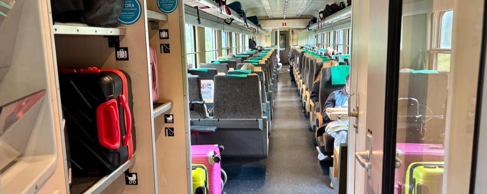 Rapporten visar att det är de grundläggande aspekterna för själva resan som är viktigast för tågresenärerna: att tåget är i tid, att det är trafiksäkert och tryggt ombord. Foto: Stina Wickenberg