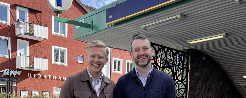 Anton Fendert och Jakop Dalunde, foto: Miljöpartiet