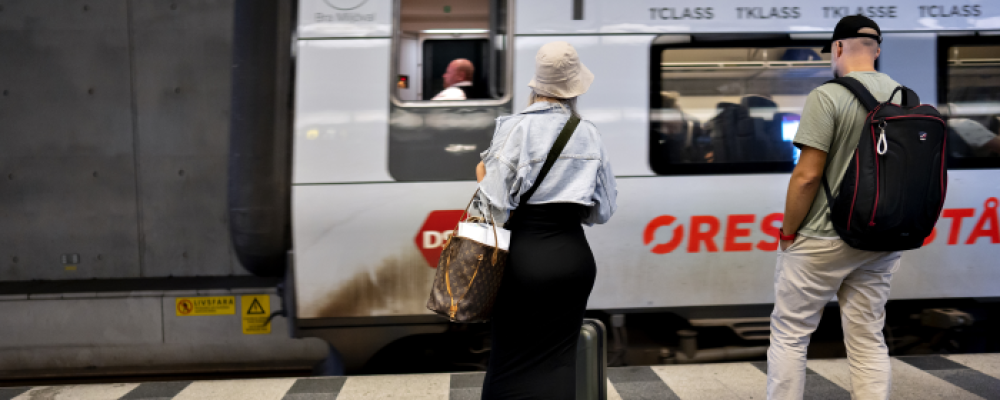 Kollektivtrafiknämndens verksamhetsberättelse berättar bland annat att tågresandet slog rekord 2025. Fotograf/Källa: Skånetrfaiken