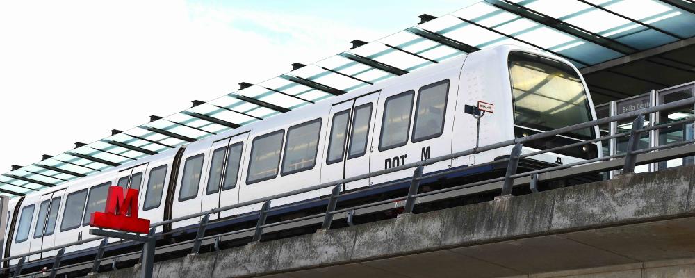 Köpenhams metro  består av cirka 40 kilometer dubbelspår och totalt 44 stationer, varav 30 ligger under jord och 14 ovan jord. Metrotrafiken är helautomatiserad och förarlös enligt GoA4-standard och är i drift dygnet runt med varierande turtäthet beroende på tid på dygnet.  Foto: Köpenhams metro