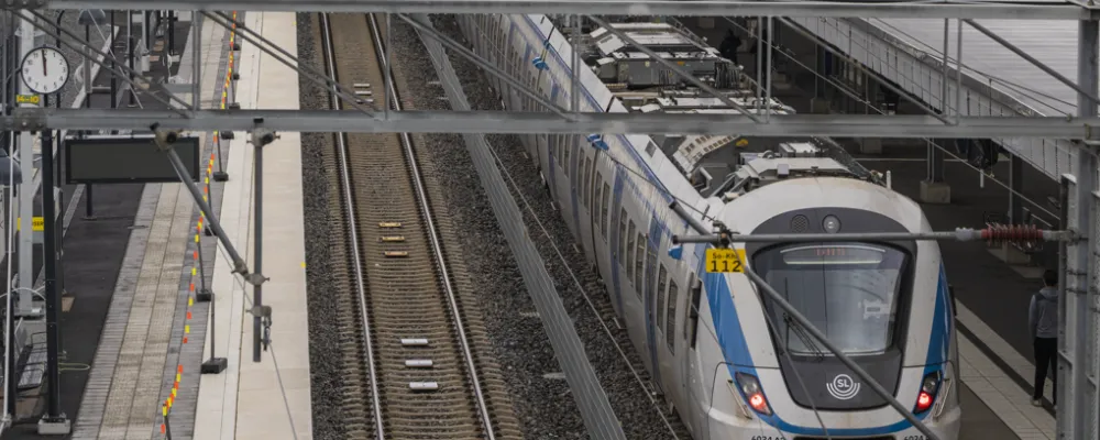 Avstängningen påverkar tågtrafiken främst på sträckan Jakobsberg – Sundbyberg. Foto: Andreas Gärdnert