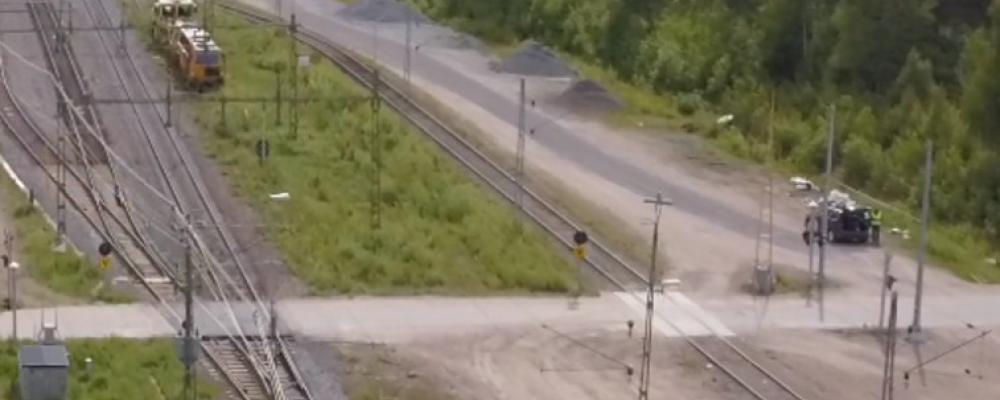 För att öka kapaciteten för både person- och godståg förlängs Murjeks bangård. Foto: Trafikverket