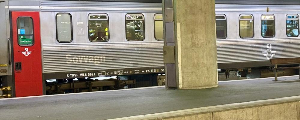 Nattåg på Stockholms centralstation. Foto: Stina Wickenberg