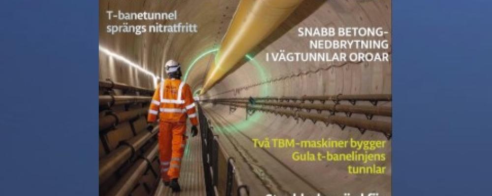 Nya tidningen Aktuell tunnelteknik nummer 1.