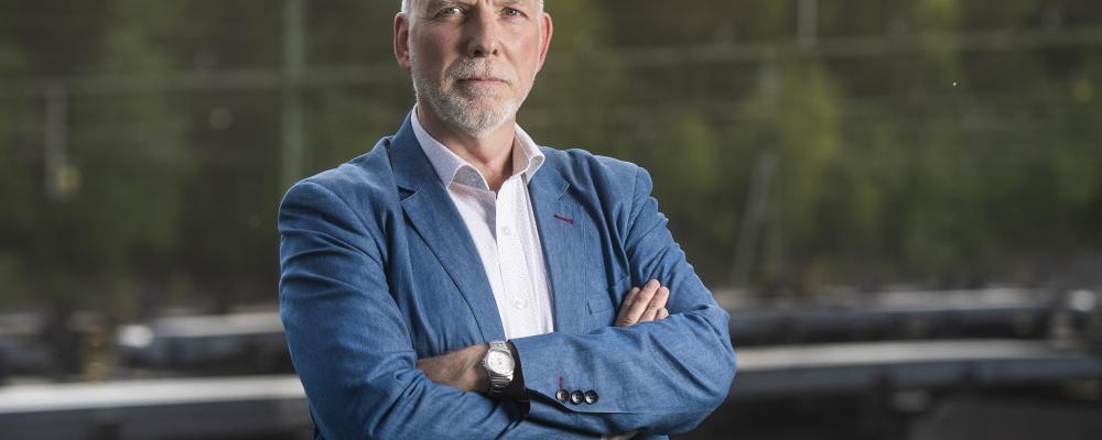 "Malmbanan behöver dubbelspår för att bli robust och driftsäker", säger Anders Öberg, regionstyrelsens ordförande. Foto: Simon Eliasson