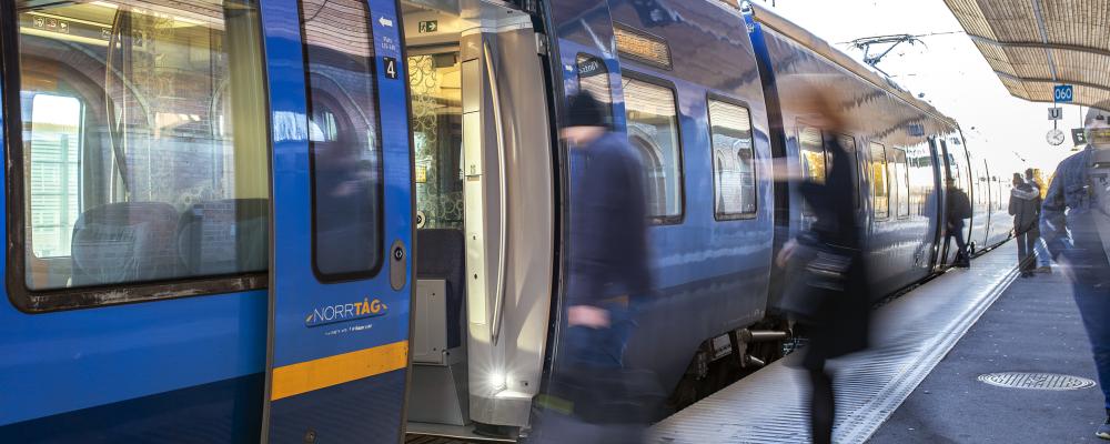 Norrfjärden planeras få ett stationsläge längs Norrbotniabanan. Foto: Patrick Degerman/Norrbotniabanegruppen