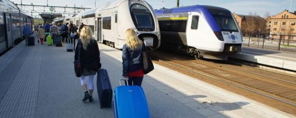Resandet fortsätter att öka, både vad gäller den regionala kollektivtrafiken och den långväga tågtrafiken. Foto: Transportstyrelsen