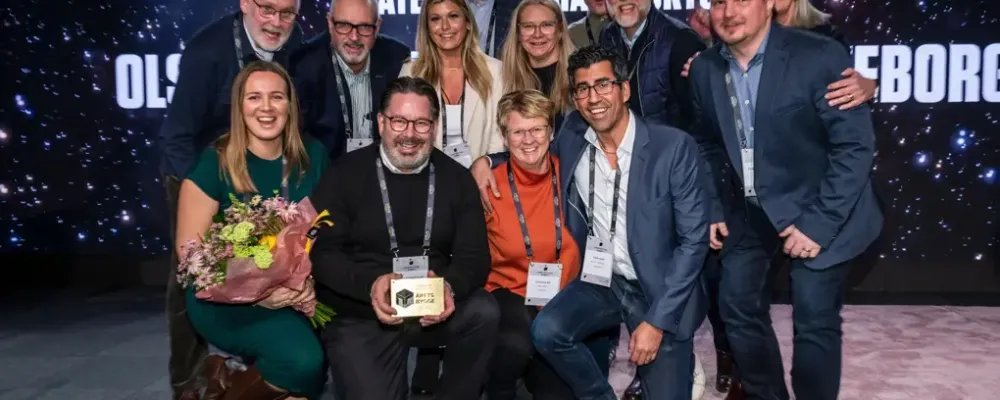 Projektet belönas som en av branschens främsta prestationer. Foto: Mattias de Frumerie