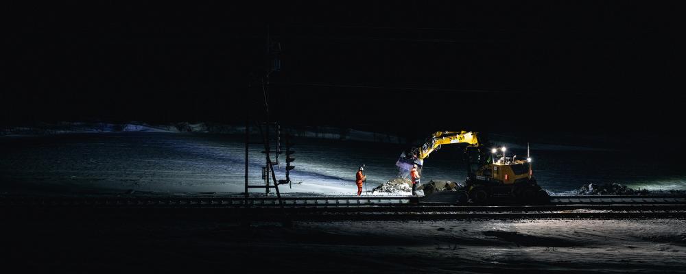 Ordervärdet uppgår till 326 miljoner kronor och omfattar bland annat järnvägsbank, broar och teknisk infrastruktur. Foto: Nyab