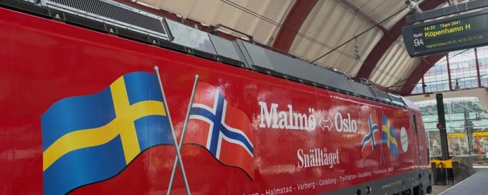 Snälltåget på Malmö Central Foto: Snälltåget