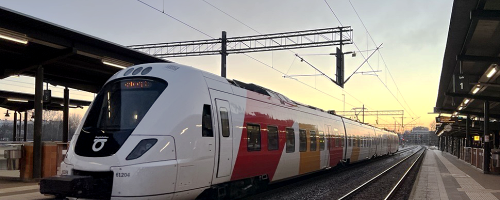 Östgötapendeln i Linköping. Foto: Karolina Wiborn/Östgötatrafikens Pressbild