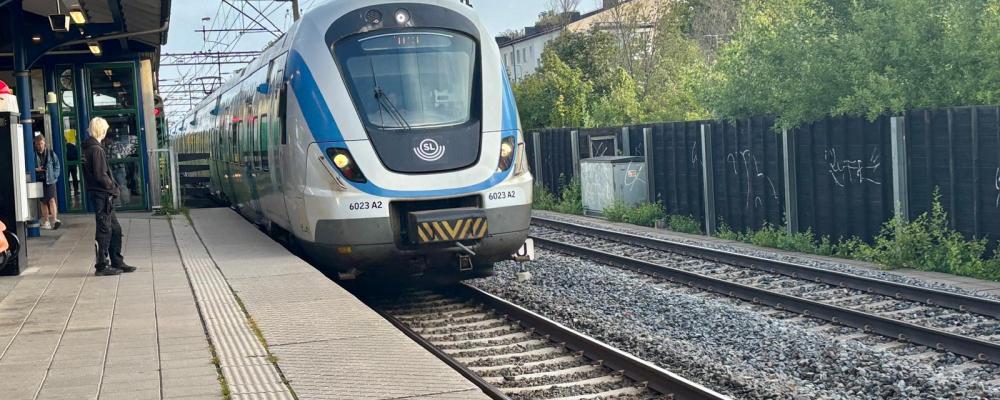 Pendeltåg. Foto: Stina Wickenberg