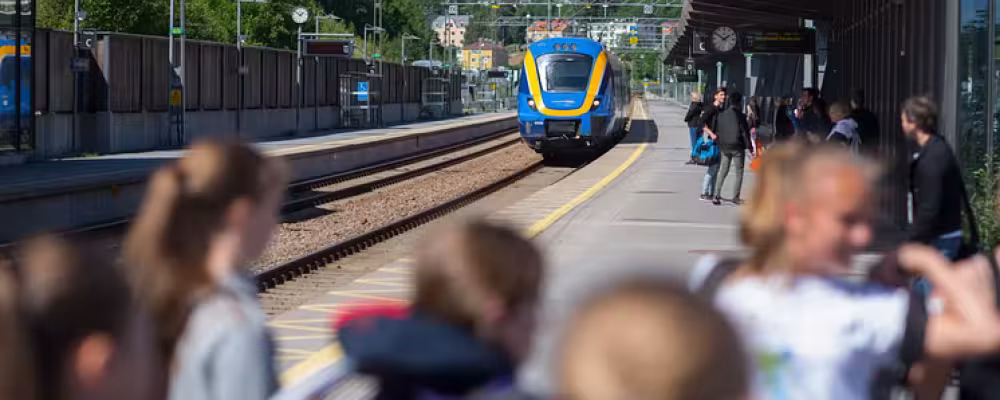 Besökare får möjlighet att kliva ombord, träffa personal från Norrtåg och VR Foto: Norrtåg