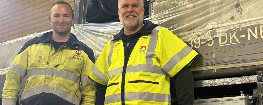 Mads Skoland, COO, TM Togdrift AS och Johan Dahlin, projektledare på Railcare. Foto: Railcare
