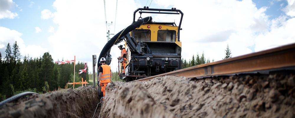 Rekordnivåer av järnvägsinvesteringar ses som en viktig möjlighet för framtiden, enligt vd Mattias Remahl. Foto: Railcare