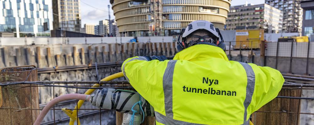 Ekonomisk kris hotar Stockholms tunnelbaneutbyggnad. Foto: Liza Simonsson
