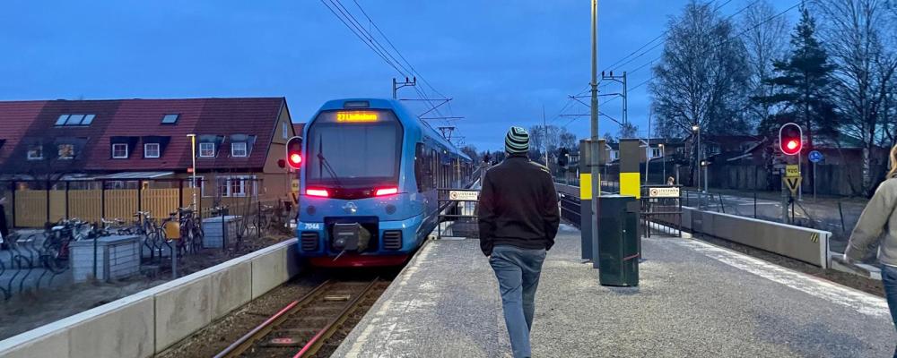 Regionen satsar ytterligare 200 miljoner kronor på att modernisera Roslagsbanan. Foto: Stina Wickenberg