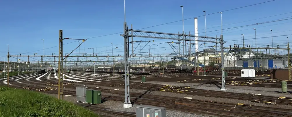 Sävenäs rangerbangård. Foto: Trafikverket