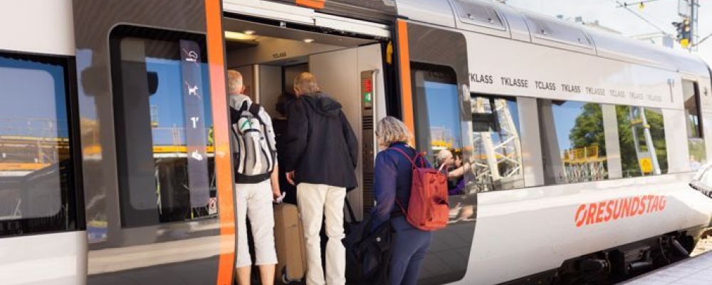 Pågatågen har under årets första åtta månader haft en resandeökning på sju procent jämfört med samma period föregående år. Fotograf/Källa: Skånetrafiken