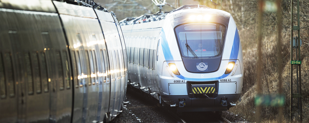 Den största minskningen syns i tunnelbana och pendeltåg. Foto: SL