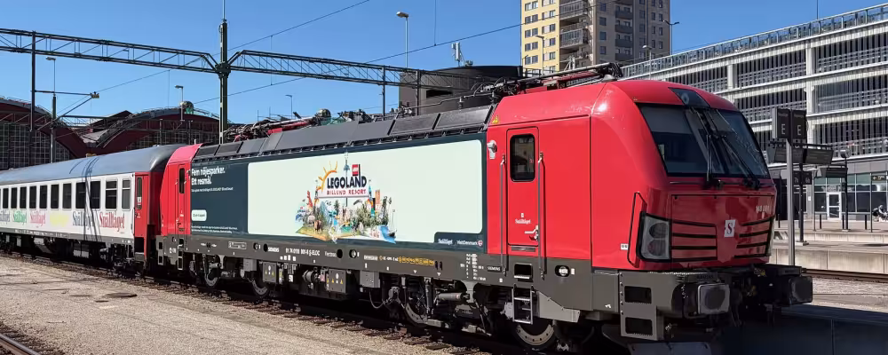Snälltågets nya dagtåg Stockholm - Hamburg Foto: Snälltåget