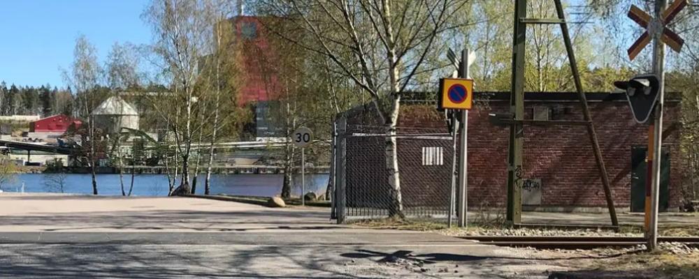 Godsbangården vid Södertälje hamn. Foto: Trafikverket