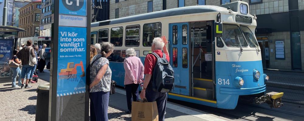 Flera spårarbeten igång i Göteborg. Foto: Trafik Göteborg