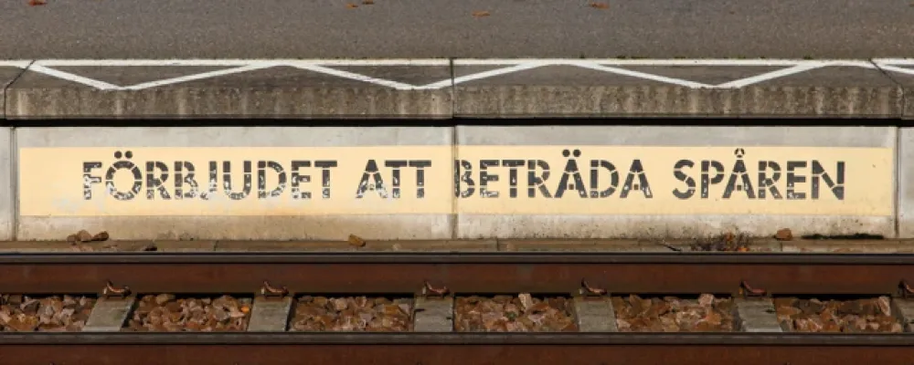 Spårspring slår hårt mot Höör. Foto: Trafikverket