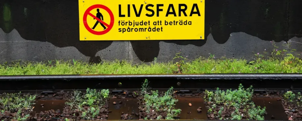 Under 2025 orsakade spårspring mer än 7 000 förseningar. Foto: Trafikverket
