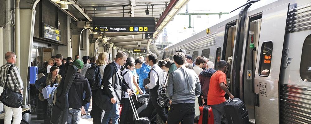 Stockholms central. Foto: SJ