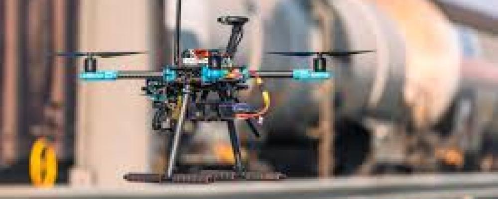 Ett europeiskt projekt testar AI-drönare i bangårdar. Foto: ÖBB