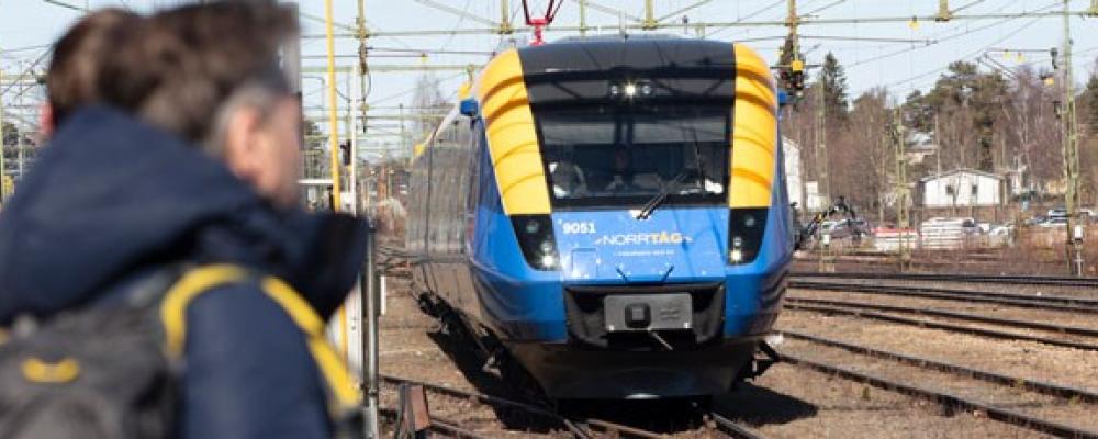 Metoden har demonstrerats på bandel 119, ett enkelspår med banlängd cirka 33 km, där resultaten visade sig utgöra en bra grund för vidare tekniska diskussioner. Foto: Trafikverket