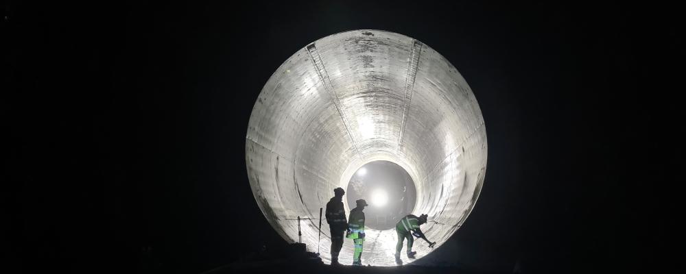 Tunnelarbete Gullmarsplan Foto: Region Stockholm