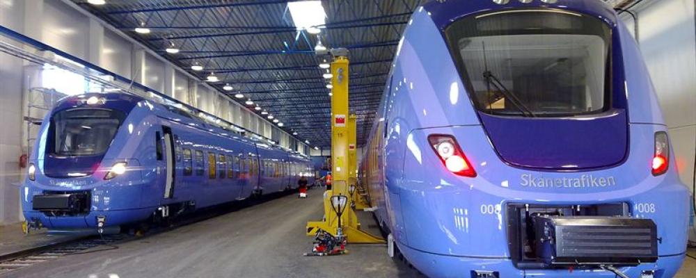 Underhållsdepå i Hässleholm. Bild från 2010. Foto: Jernhusen