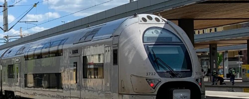 Ostkustbanan ska få två nya spår mellan söder Bergsbrunna och Uppsala Centralstation och en ny station söder om Bergsbrunna. Foto: Trafikverket