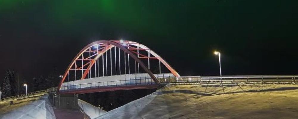 Norrbotniabanan i Umeå Foto: Trafikverket