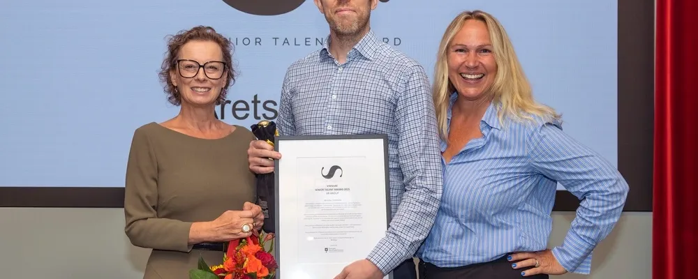 Camilla Wagner, VD Klara K, Mikael Åström, Head of People & Culture VR Sverige och Francesca O’Brien, VD Sveriges Marknadsförbund. Foto: Niklas Palmklint