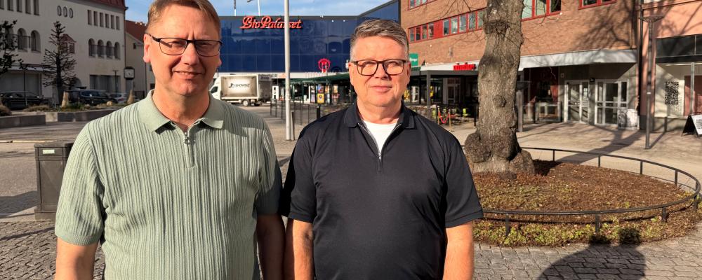 Hans Holmberg, vd på SiO Signalteknik och Håkan Jans, SIO Foto: XPartners